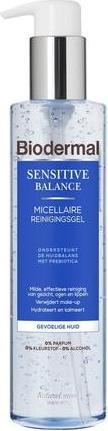 Produktbild Bioderma Biodermal Sensitive Balance Micellar Cleansing Gel - Gesichtsreinigung mit Hyaluronsäure - Für Sen (200 ml)
