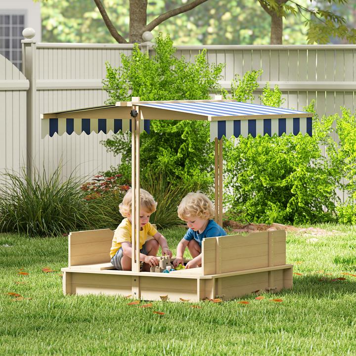Produktbild Outsunny Sandkasten mit verstellbarem Dach
