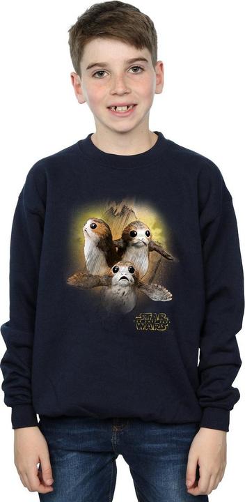 Produktbild Star Wars The Last Jedi Porgs Brushed Sweatshirt Jungen (152, 158)