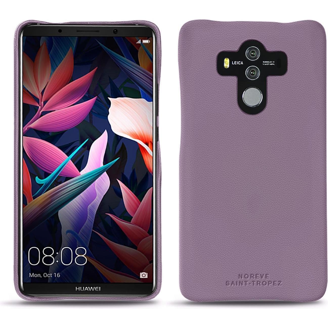 Thumbnail - Noreve Lederschutzhülle (Huawei Mate 10 Pro), Smartphone Hülle, Violett