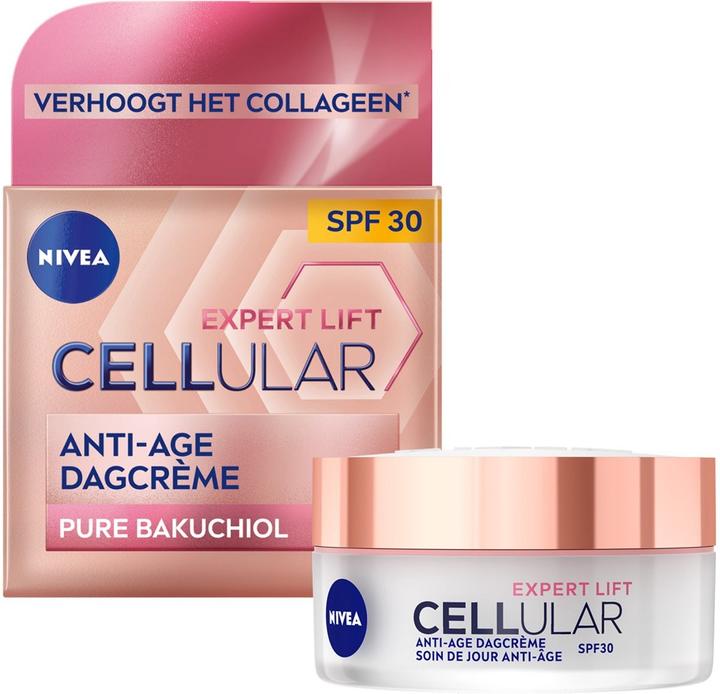 Actual product image NIVEA Cellular Expert Lift Anti Age Day Cream Spf 30 50ml (Cleansing gel, 50 ml)