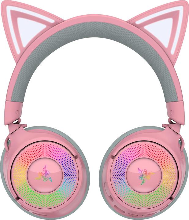 Actual product image Razer Kraken Kitty V3 Pro - Quartz (Wireless)