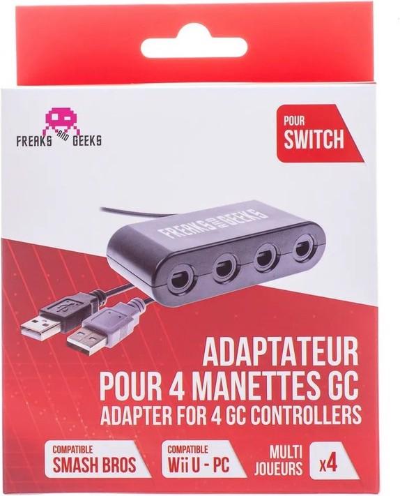 Produktbild GED Adattatore 4 Gamepad Gamecube per Wiiu e SWitch (Switch)
