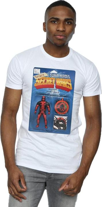 Actual product image Mens Deadpool Secret Wars Action Figure T-Shirt (3XL)