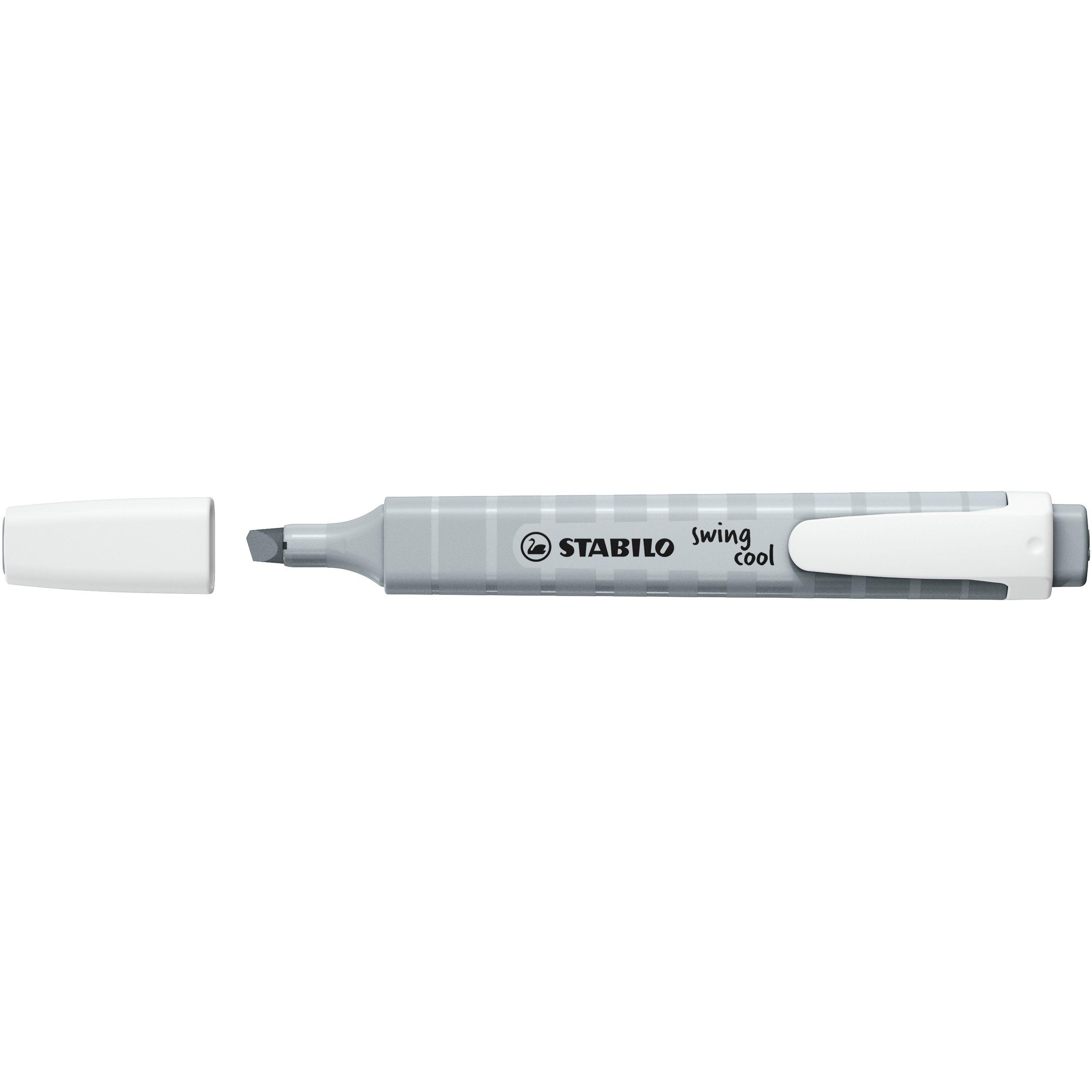 10x STABILO, Marker, swing cool Pastel Textmarker (Sortiert, 4 mm, 1 x)