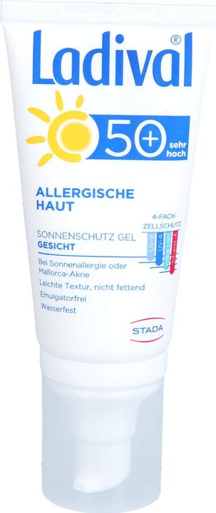 Produktbild Ladival Allergische Haut LSF 50+ Sonnenschutz-Gel, 50 ml Gel (Sonnencreme, SPF 50, 50 ml)