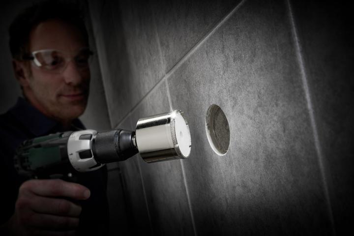 Actual product image wolfcraft 1 diamond drill bit w.shank ø35mm (35 mm)