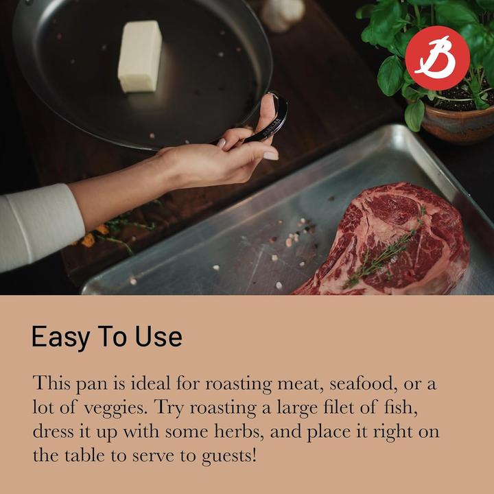 Actual product image de Buyer Mineral B Element (36 cm, Frying pan, Iron, Steel)