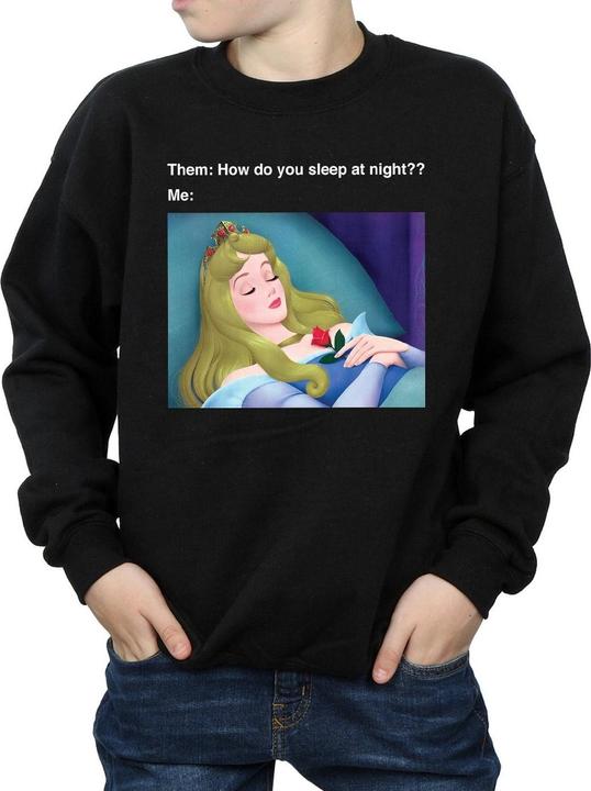 Actual product image Disney Boys Sleeping Beauty Meme Sweatshirt (116)