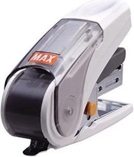 Actual product image Max Stapler HD-10FL3K/W white, flat stapler clinch (20 Sheets)