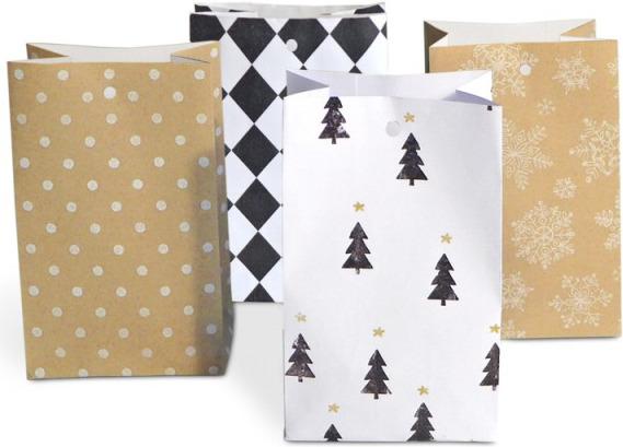 Produktbild Zishka Bodenbeutel Mini Christmas assortiert 9x14,5x6cm