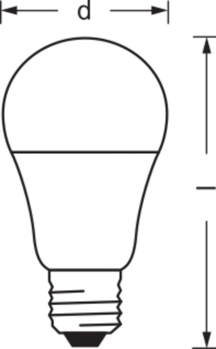 Actual product image Ledvance Smart Classic A (E27, 9 W, 806 lm, 1 x, F)