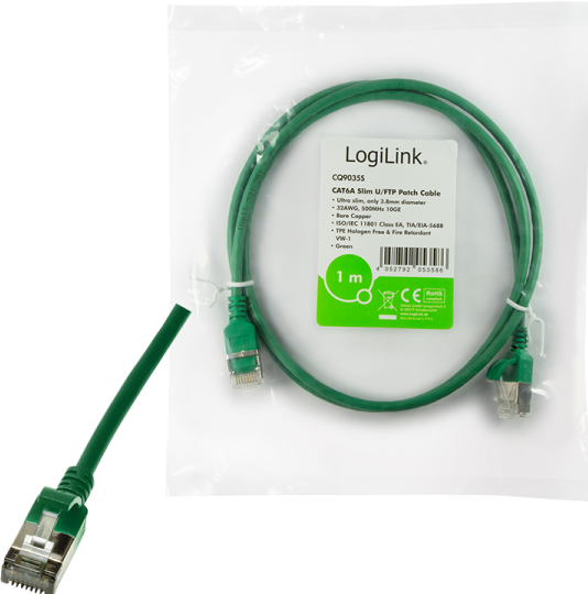 Immagine prodotto LogiLink Cavo di rete (STP, CAT6a, 0.50 m)