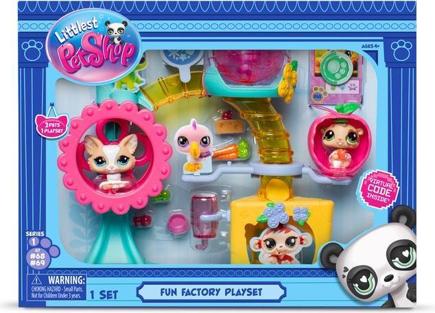 Littlest Pet Shop LPS Fun Factory Playground Playset