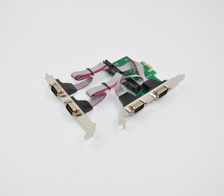 Actual product image MicroConnect PCI-E AX99100 4S DB9 RS232