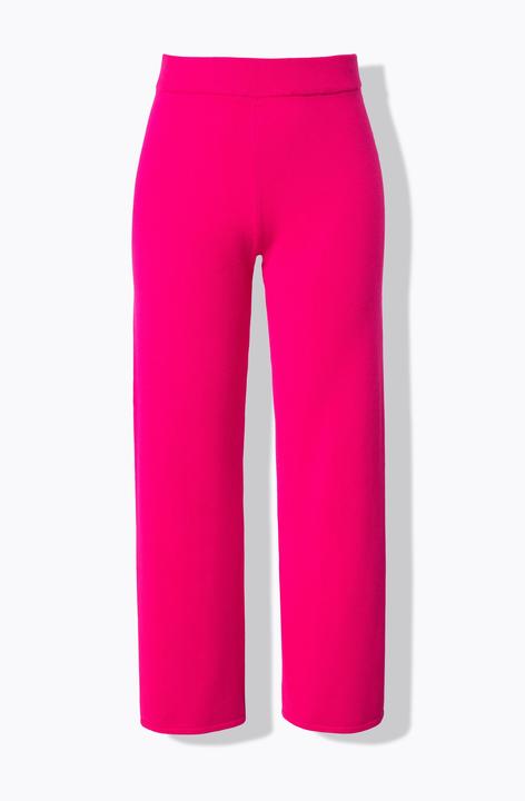 Produktbild Ulla Popken Strickhose, weites Bein, Elastikbund, formstabiler Strick (52)