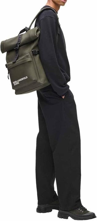 Actual product image Karl Lagerfeld Mens Coated PU Backpack (25 l)