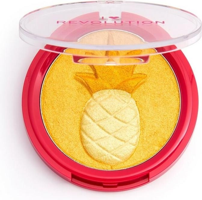 Actual product image Makeup Revolution I Heart Revolution Fruity Highlighter (Pineapple, Highlighter)