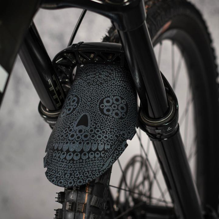 Actual product image riesel design Mud:PE Los Muertos (Front mudguard)