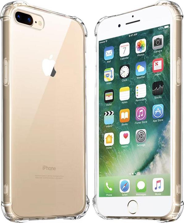Produktbild Techsuit - Shockproof Clear Silicone - iPhone 7 Plus / iPhone 8 Plus - Clear (Apple iPhone 7 Plus)