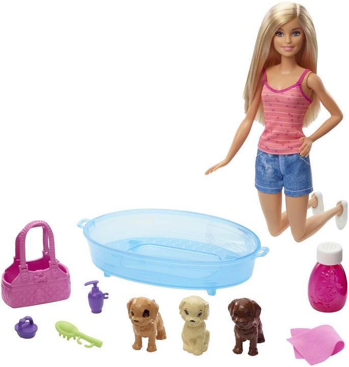 Produktbild Mattel Barbie - Puppy Bath Time (GDJ37)