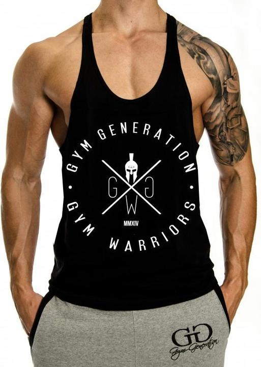 Immagine prodotto Gym Generation Stringer classico Warriors - NERO (S)