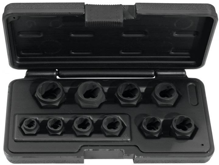Actual product image KS Tools Spiral profile socket nutn set, 10 pcs, M8-M19