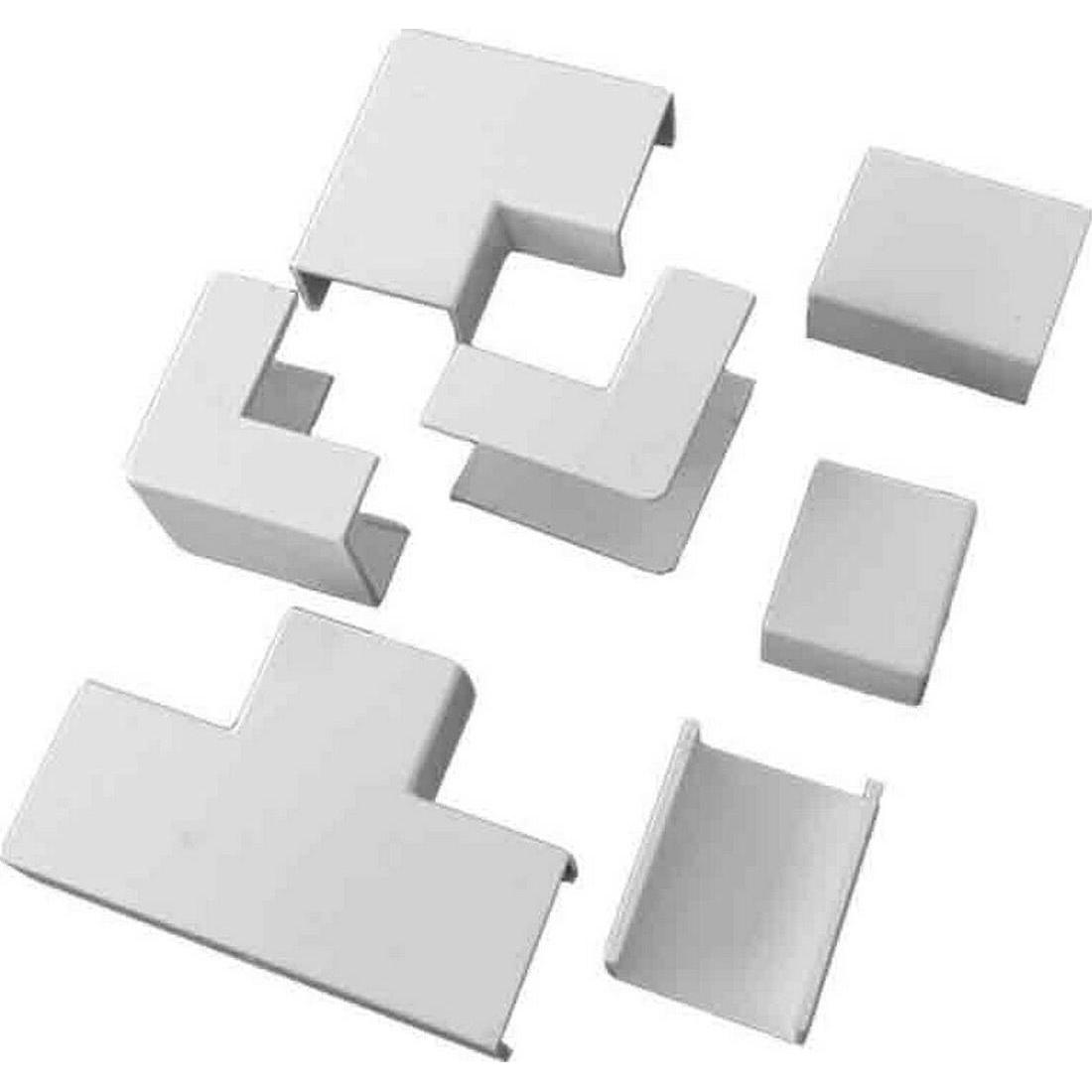 Solera Abflussrinne kit1020 Klimaanlage 7 Stücke (10 x 20 mm), Accessori per condizionatore d'aria, Bianco