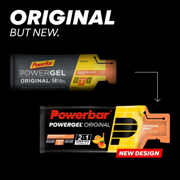 Actual product image Powerbar PowerGel Original (Tropical fruit, 24 pcs., 984 g)