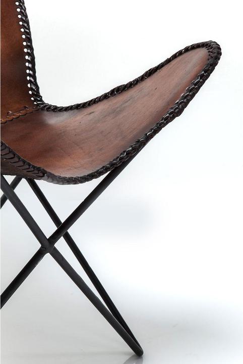 Image du produit Kare Design Fauteuil Butterfly Brown Eco