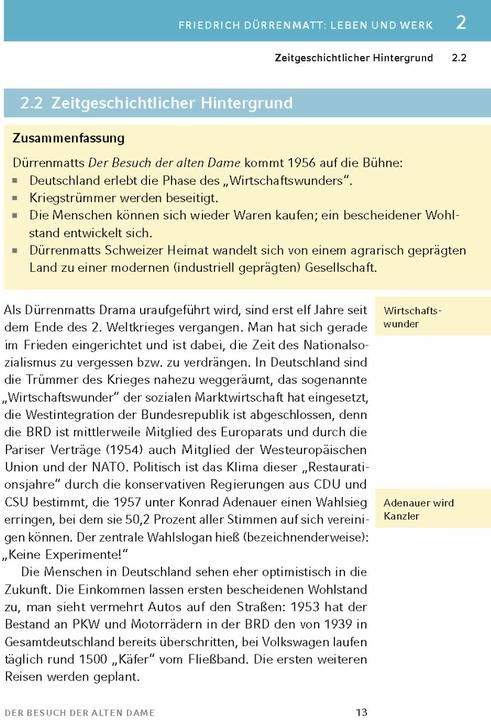 Actual product image Der Besuch der alten Dame von Friedrich Dürrenmatt (German, Bernd Matzkowski, Friedrich Duerrenmatt, 2022)