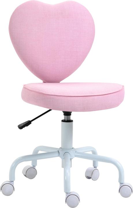Produktbild Homcom Schreibtischstuhl in Herzform (43 - 53 cm)