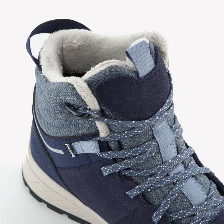 Produktbild Quechua Winterschuhe Kinder Gr. 35–38 Leder Schnürung warm wasserdicht Wandern - SH500 (36)