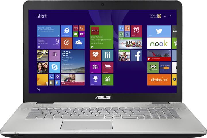 Produktbild ASUS N751jx-T7169t (17.30", Intel Core i7-4750HQ, 16 GB, 256 GB, CH)