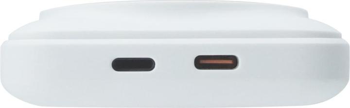 Actual product image Qualo MagSafe power bank 10000 mAh with LED and stand MagSafe white QMPB5-LD-00 (10000 mAh, 20 W, 37 Wh)