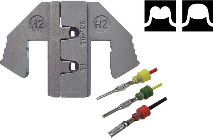 Produktbild Toolcraft PLE-0H2 Crimpstempel Verbinder 0.35 bis 1.5 mm² Passend für Marke ( (34.80 mm)
