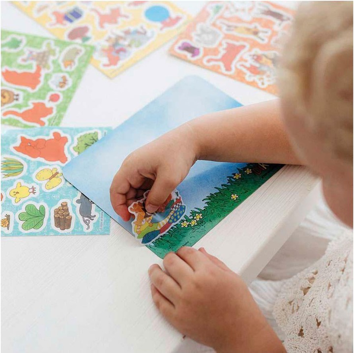 Productafbeelding Bambolino Toys Dikkie Dik Fensteraufkleber, 45 Stück.