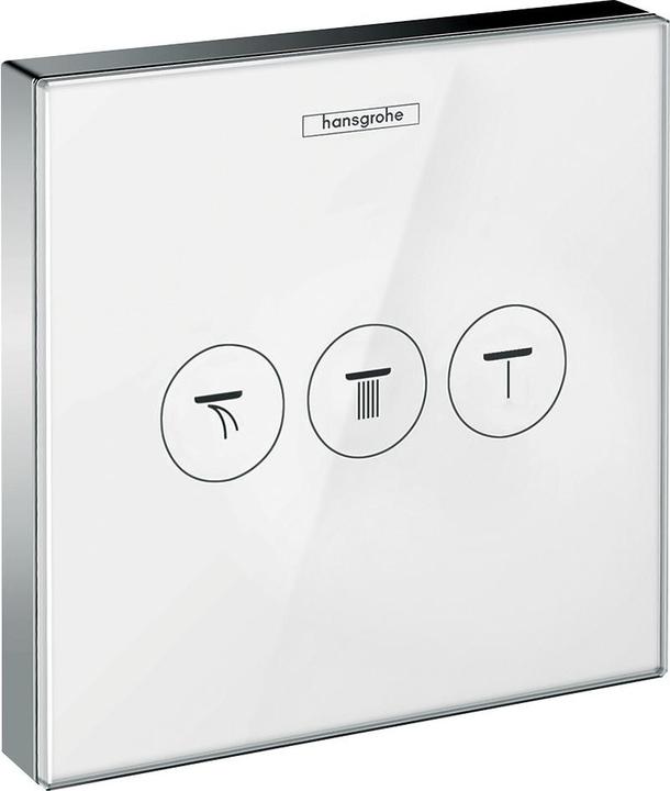 Image du produit hansgrohe HG Set de montage final SHOWERSELECT GLAS f UP-Valve 3 consommateurs blanc/chrome