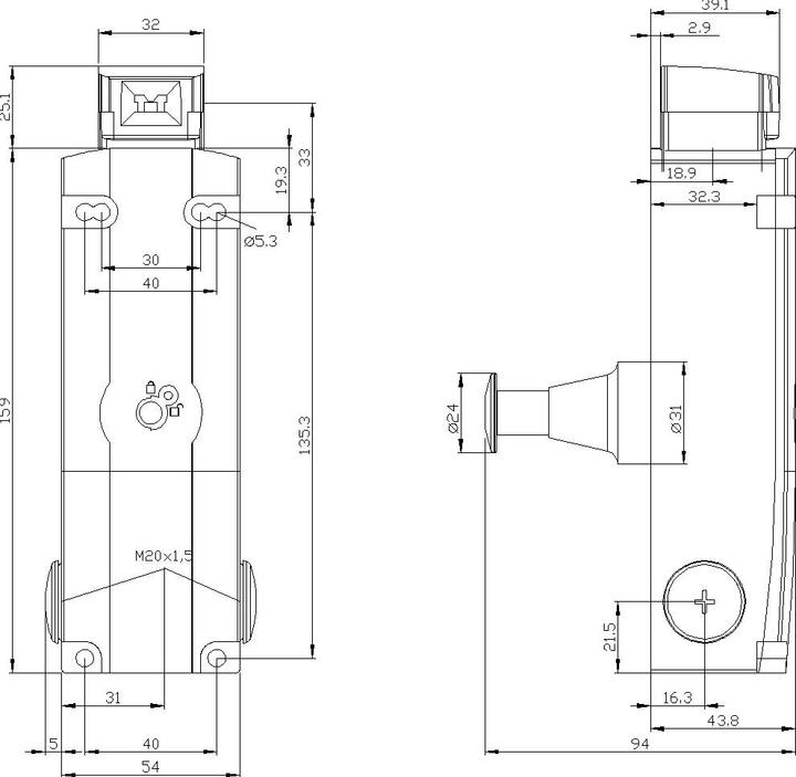 Produktbild Siemens Magnetschalter,Ausg.freig.,24VDC