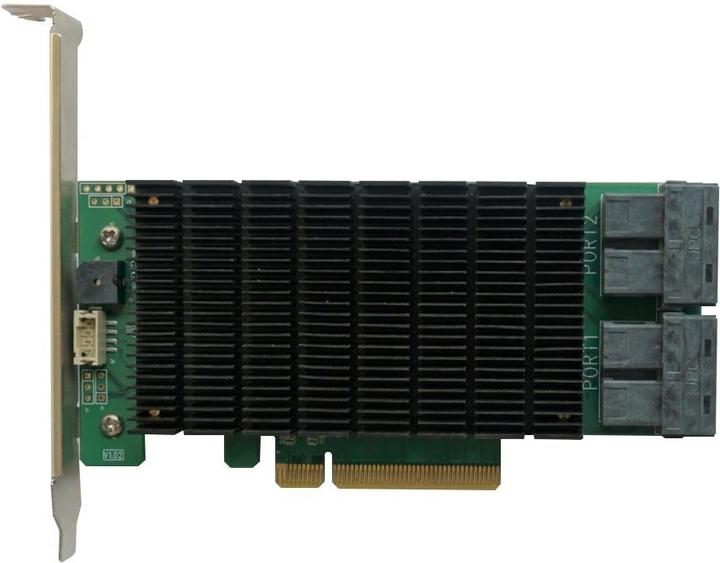Actual product image HighPoint RAID controller RocketRAID 3740C PCI-Ex8v3, without cable