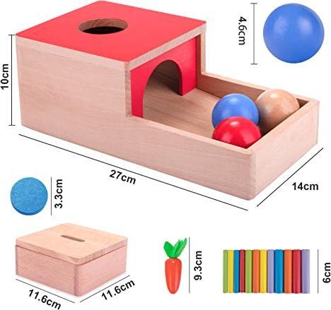 Actual product image Activity Board Wooden toy Baby motor skills toy Object resistance Sorting game Wooden puzzle for children