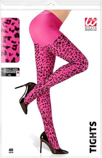 Produktbild Widmann Leopard Strumpfhose pink 40 den