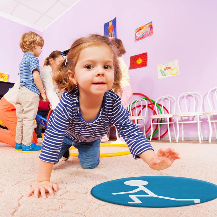 Immagine prodotto Achoka Tappeto da gioco Move Circles set 1, 4 pezzi. (Ø 40 cm)