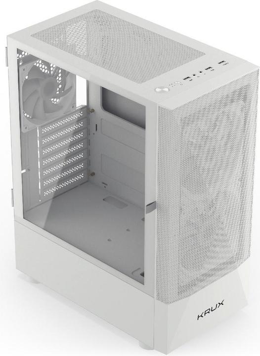 Produktbild Krux Vako White RGB (KRXD005) (mATX, ATX, Micro-ITX)