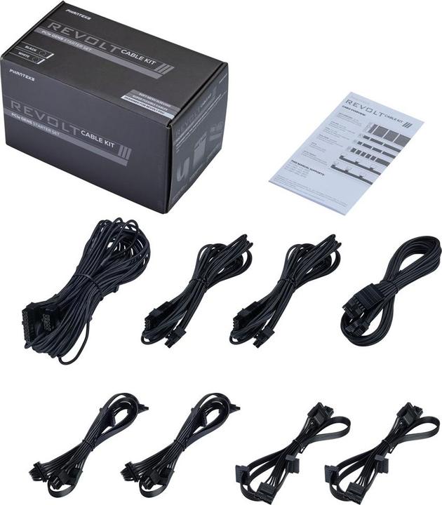 Image du produit Phanteks Revolt Cable Kit, kit complet - noir