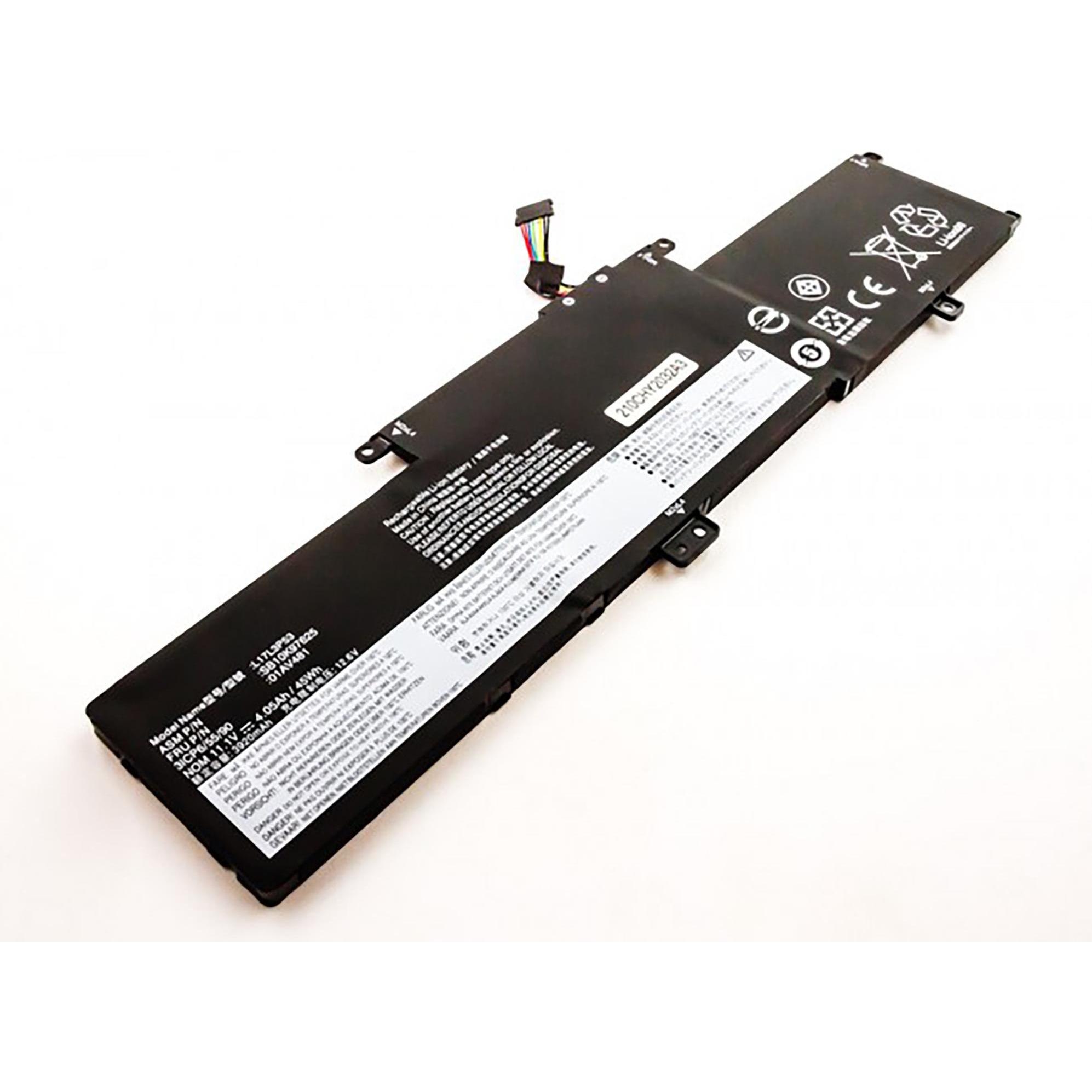 AGI Akku kompatibel mit Lenovo ThinkPad L390 Yoga 20NUS1PD00 (1 Zellen, 3950 mAh), Notebook Akku, Schwarz