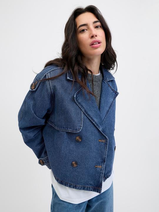 Produktbild JJXX Jxcarlie Short Ls Denim Trenchcoa Dnm Sn
