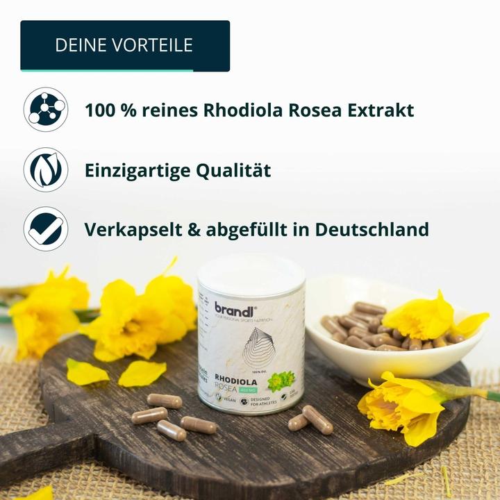 Actual product image Brandl Rhodiola Rosea Extrakt (1 Piece, Capsules, 45 g)