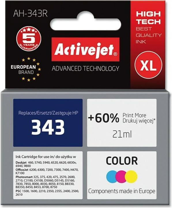 Produktbild Activejet AH-766 - 21 ml - mit hoher Kapazität - Farbe (Cyan, Magenta, Gelb) (C, M, Y)