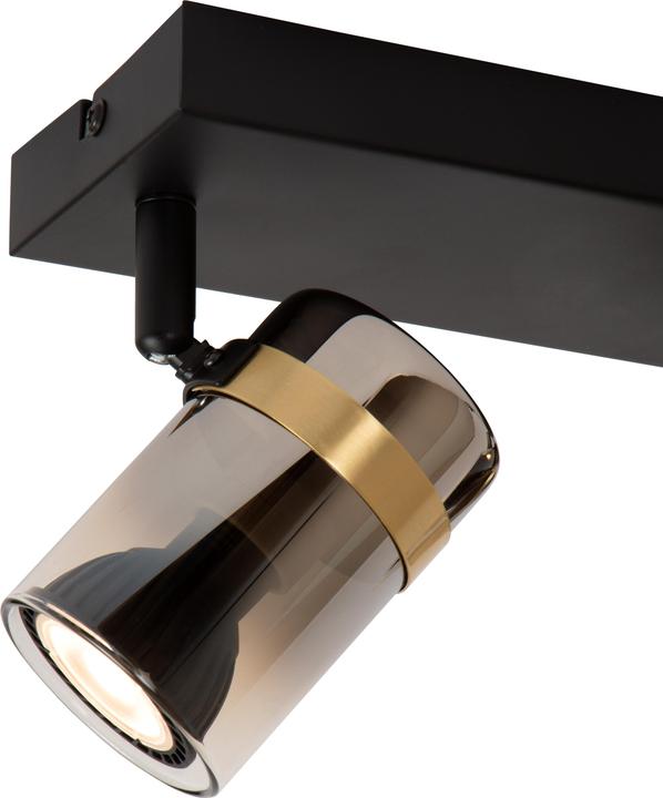 Produktbild Lucide UPTON GU10 Deckenstrahler 2-fach Modern Rauchfarbe 57900/02/65 (GU10)